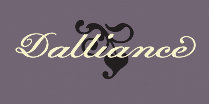 Dalliance font preview