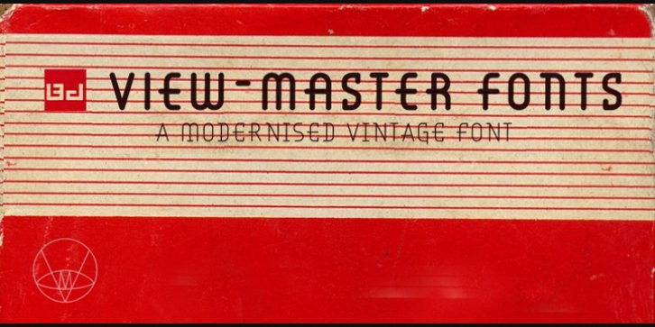 BD Viewmaster font preview