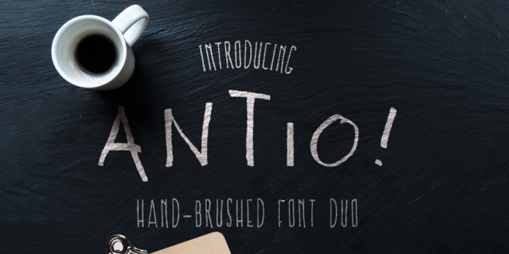 Antio font preview