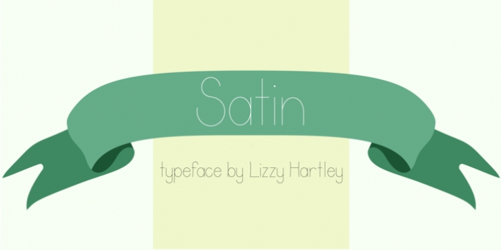 Satin font preview
