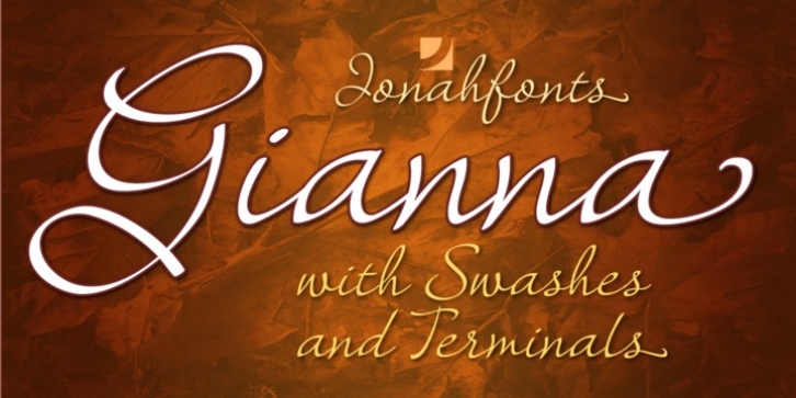 Gianna font preview