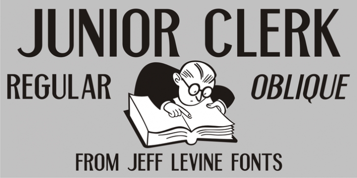 Junior Clerk JNL font preview
