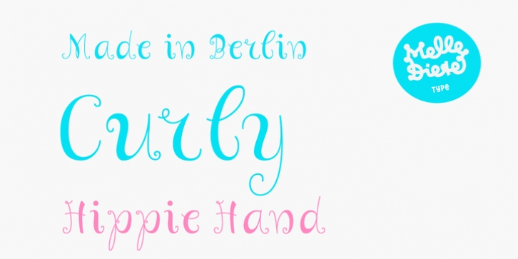 Curly font preview