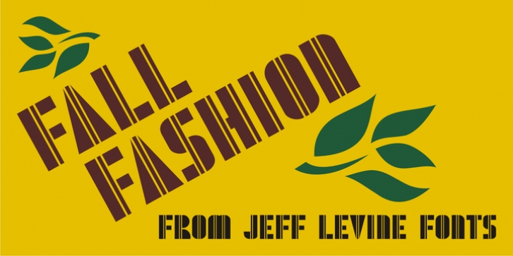 Fall Fashion JNL font preview