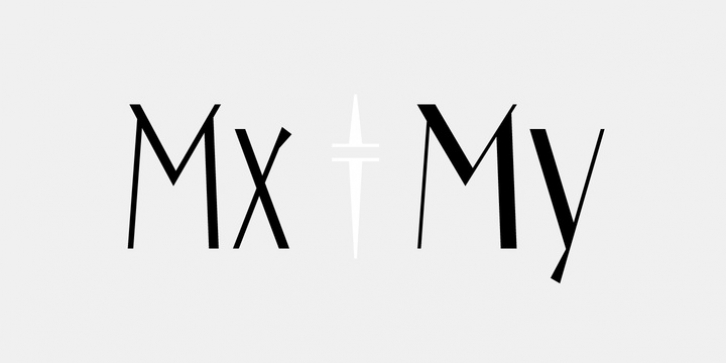 MxMy font preview