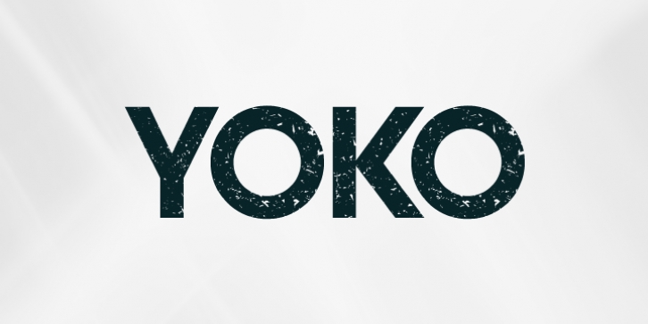 Yoko font preview
