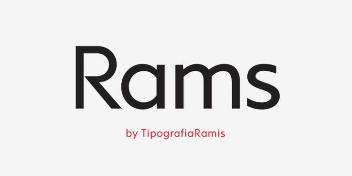 Rams font preview
