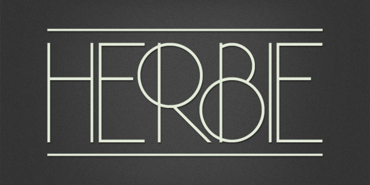 Herbie font preview