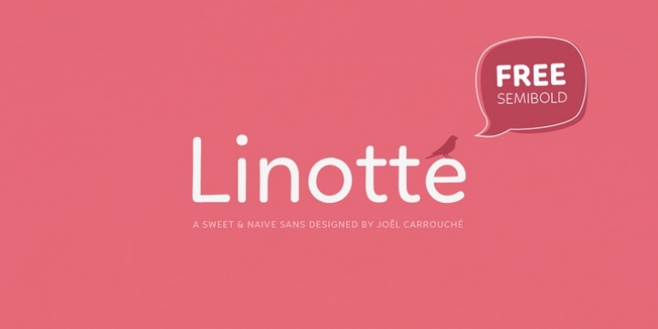 Linotte font preview