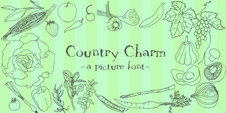 Country Charm font preview