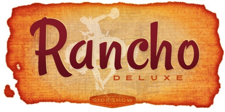 Rancho Deluxe font preview