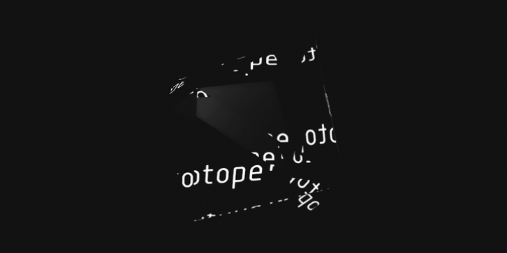 Isotope font preview
