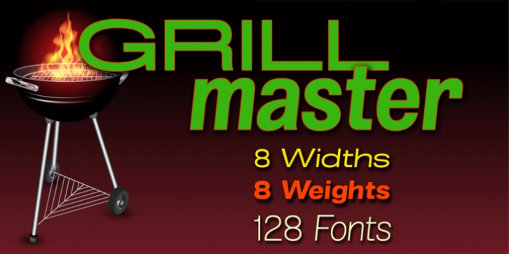 Grillmaster font preview