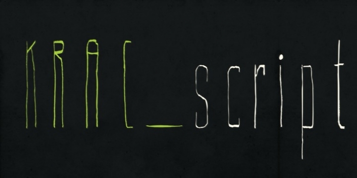 Krac Script font preview