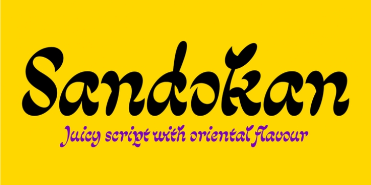 Sandokan font preview