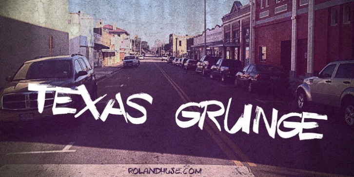 Texas Grunge font preview
