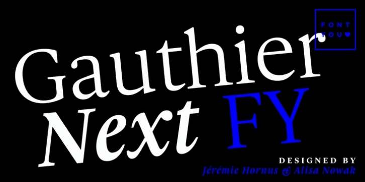 Gauthier Next FY font preview