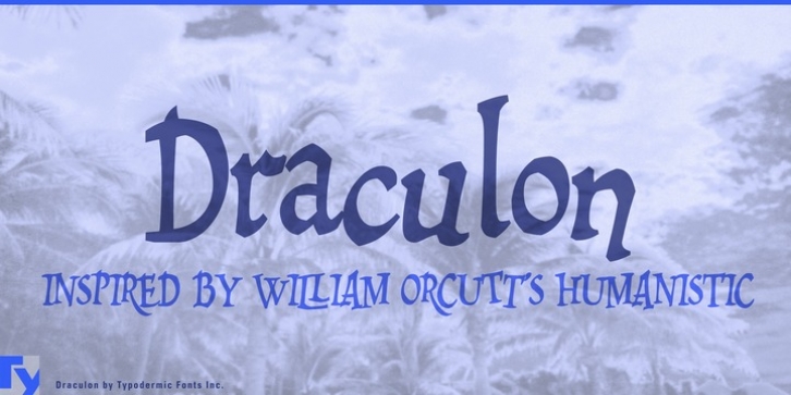 Draculon font preview