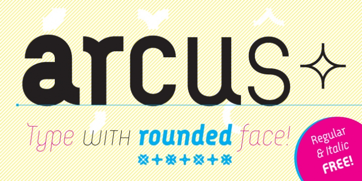 Arcus font preview