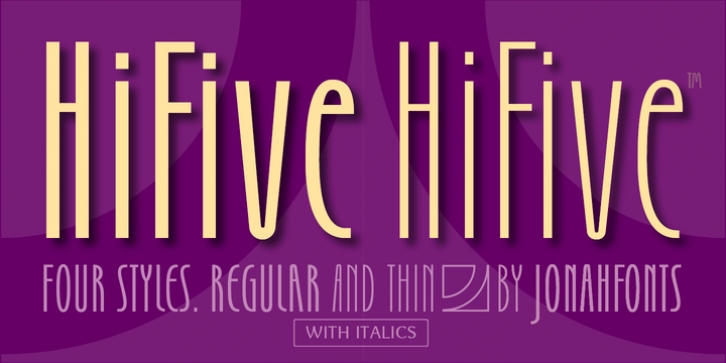HiFive font preview