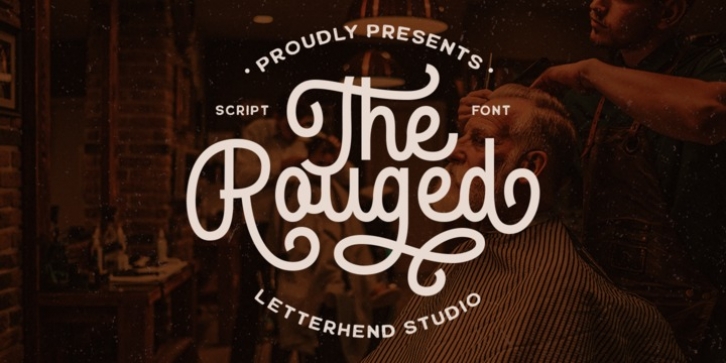 The Rouged font preview