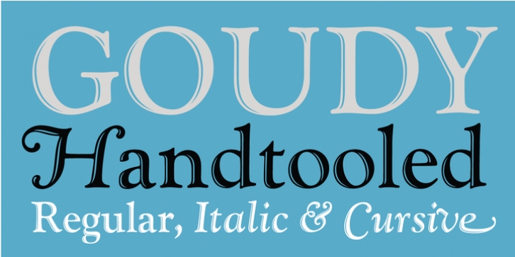 LTC Goudy Handtooled font preview