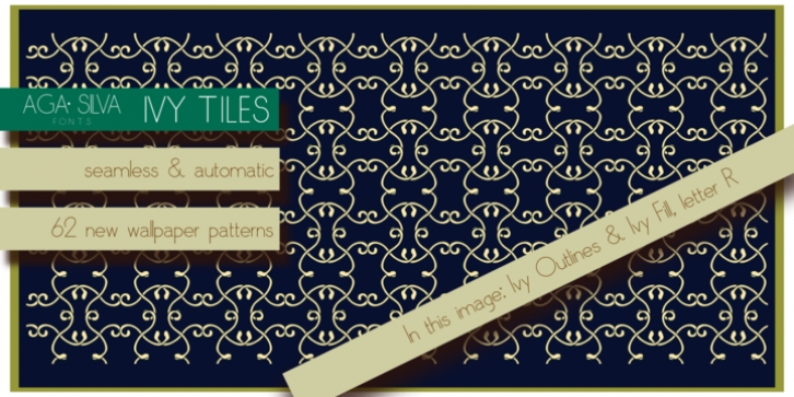 Ivy Tiles font preview