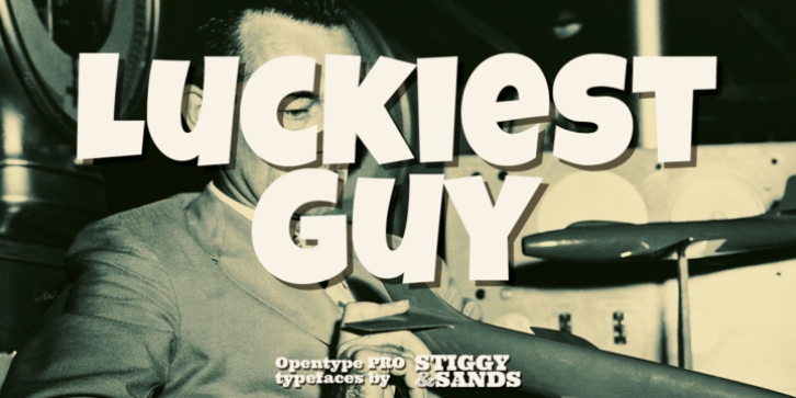 Luckiest Guy Pro font preview