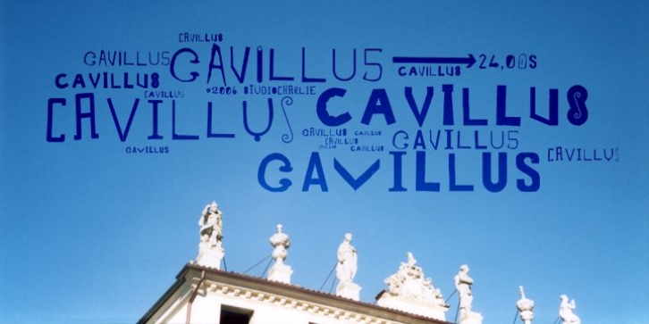 Cavillus font preview