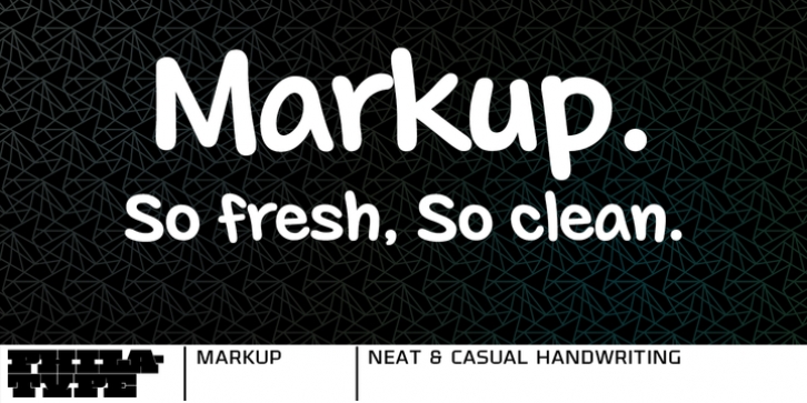Markup font preview