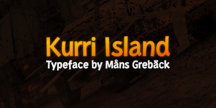 Kurri Island font preview