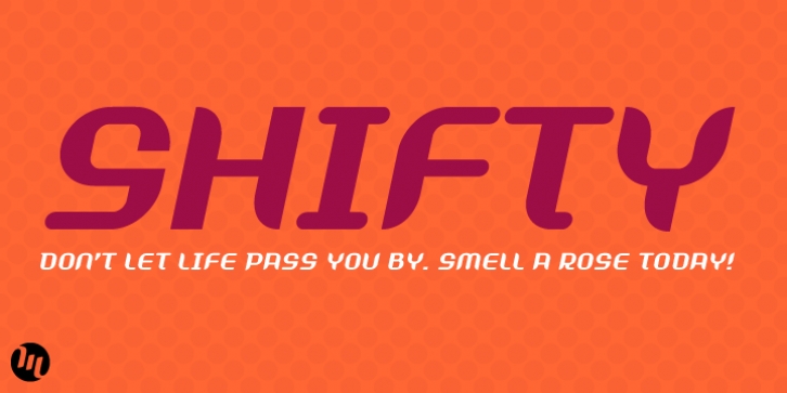 Shifty font preview