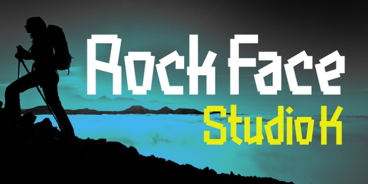 Rock Face font preview