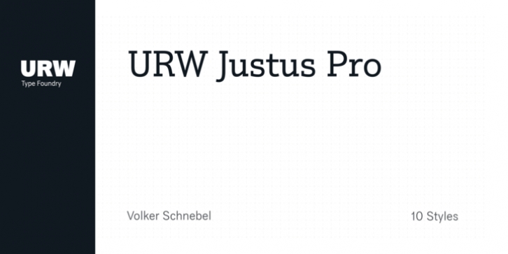 Justus Pro font preview