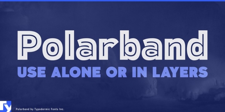 Polarband font preview