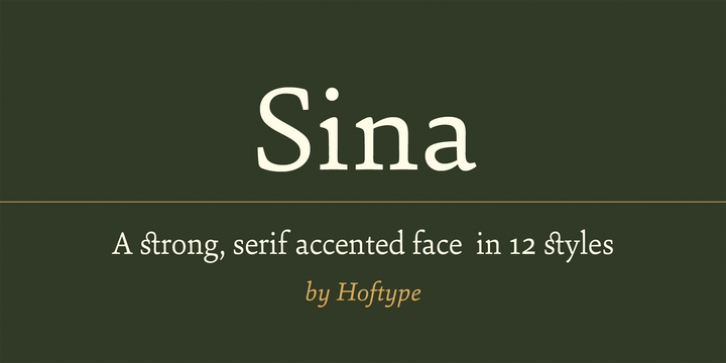 Sina font preview