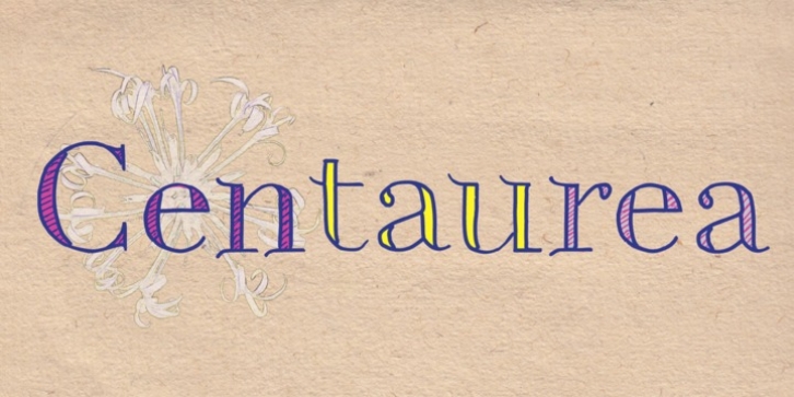 Centaurea font preview