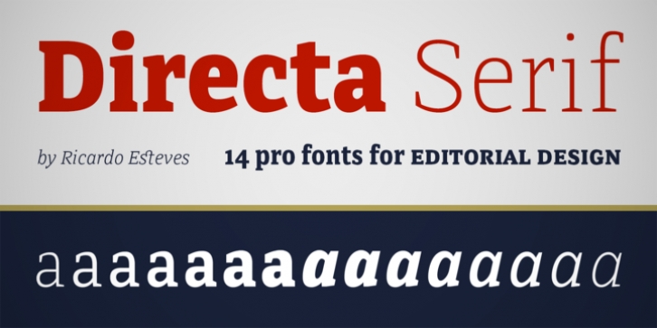 Directa Serif font preview