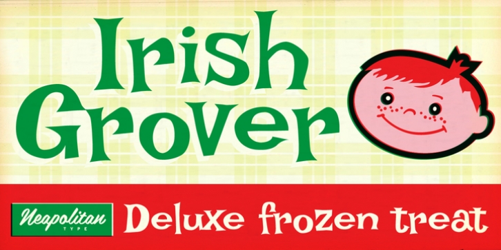 Irish Grover Pro font preview