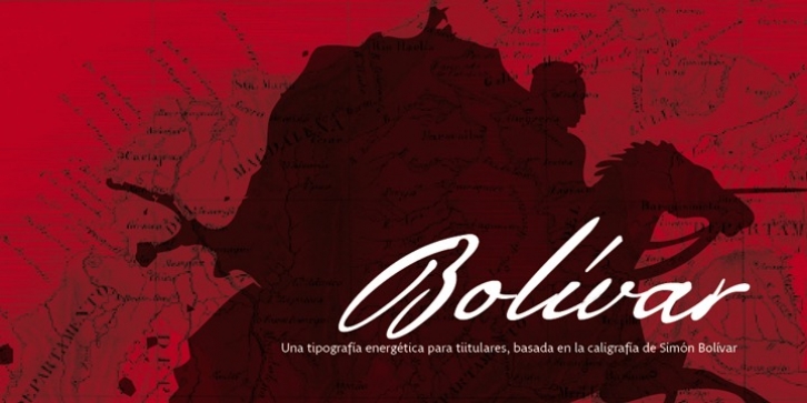 Bolívar font preview
