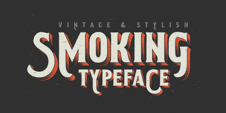 Smoking Typeface font preview