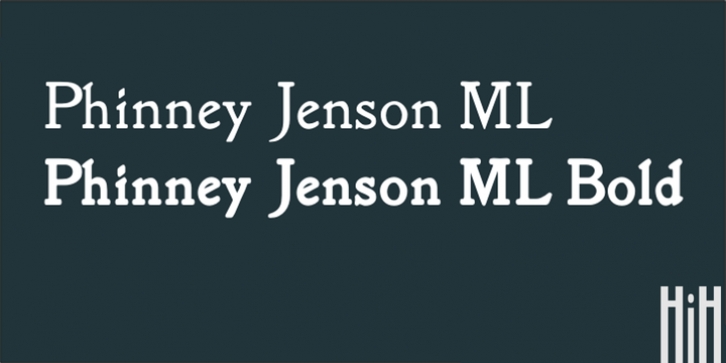 Phinney Jenson font preview