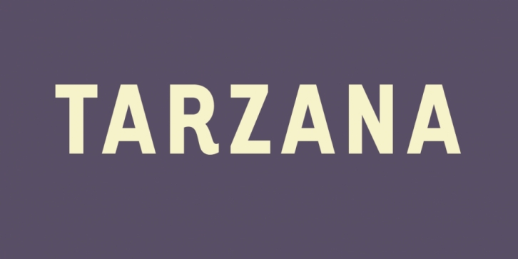 Tarzana font preview