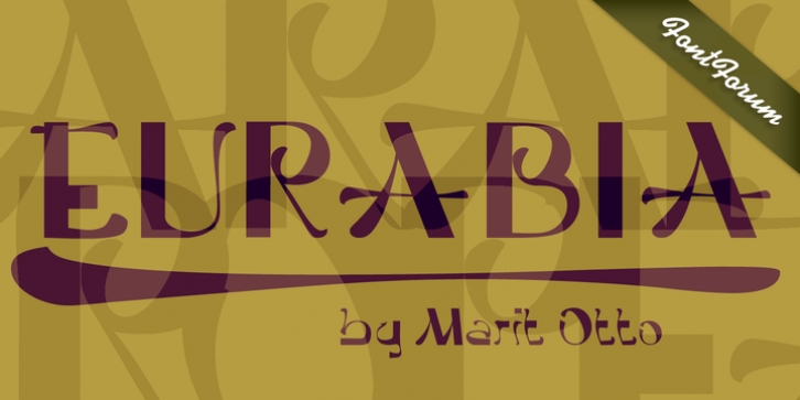 Eurabia font preview