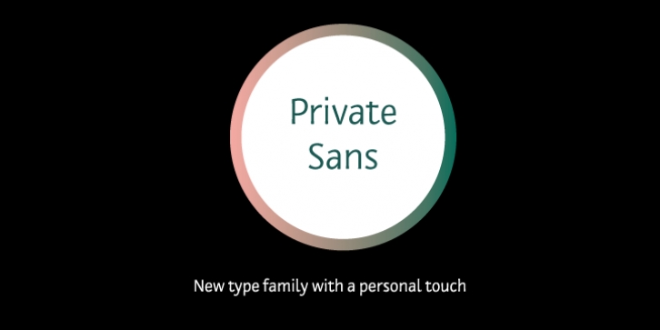 Private Sans font preview