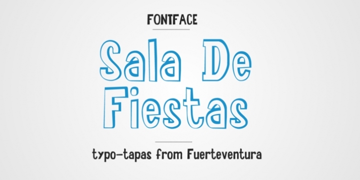 Sala De Fiestas font preview