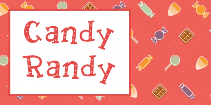 Candy Randy font preview