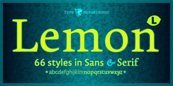 TD Lemon Serif font preview
