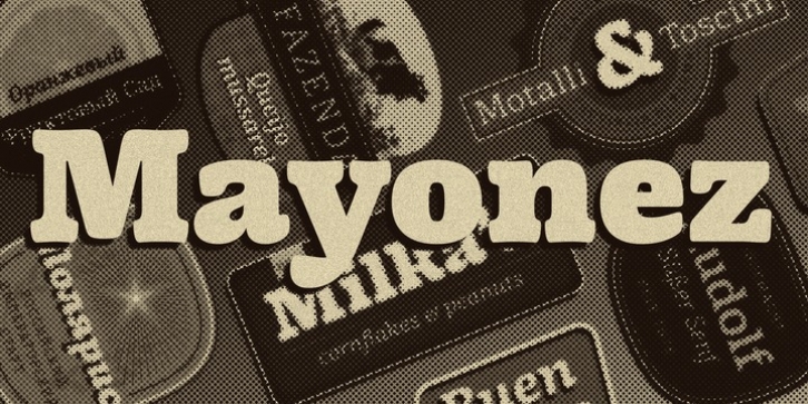 Mayonez font preview