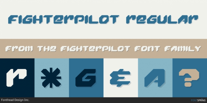 FighterPilot font preview